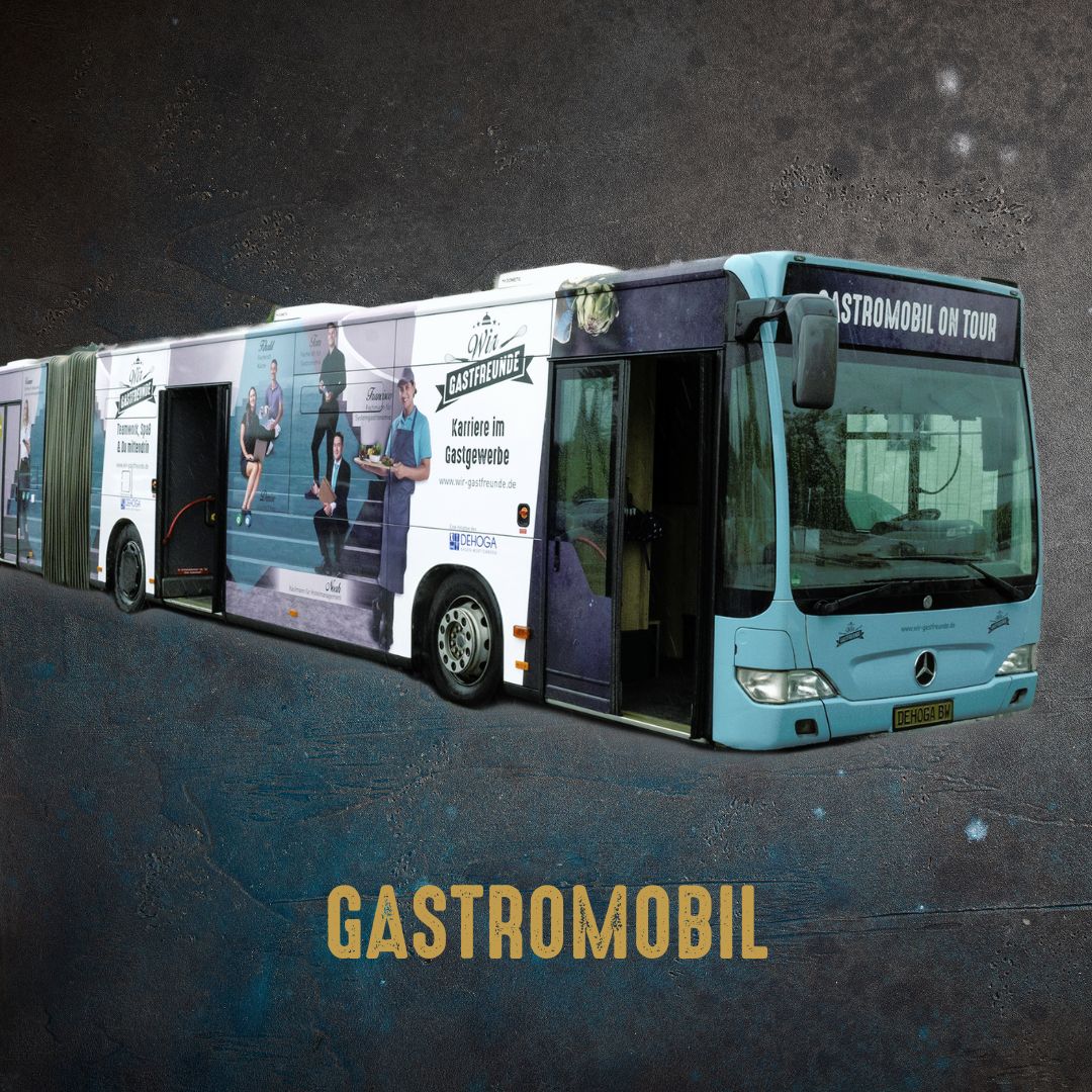 Abbildung des GastroMobil-Busses.